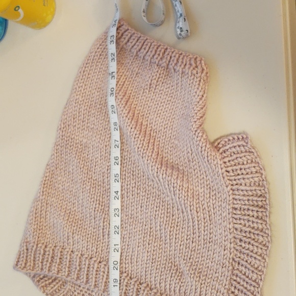 Knit Shrug Taupe Hand Made Silky Soft Snap Close Super Stretchy One Size - Picture 12 of 12